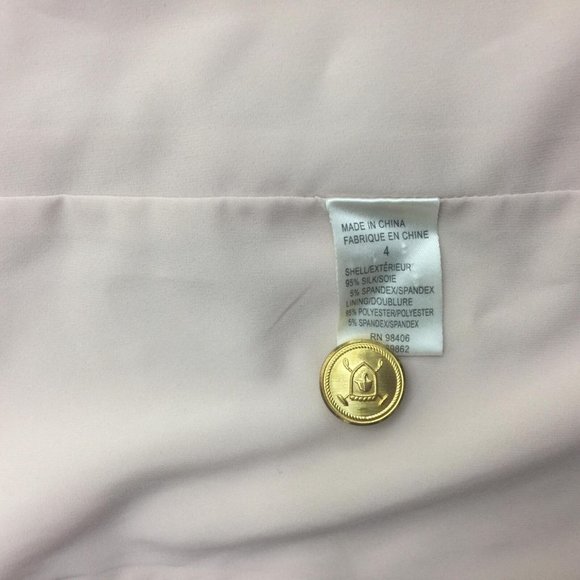 Theory Varienda Silk Lifestyle Open Front Blazer Career Business Jacket Size 4 - Picture 4 of 4